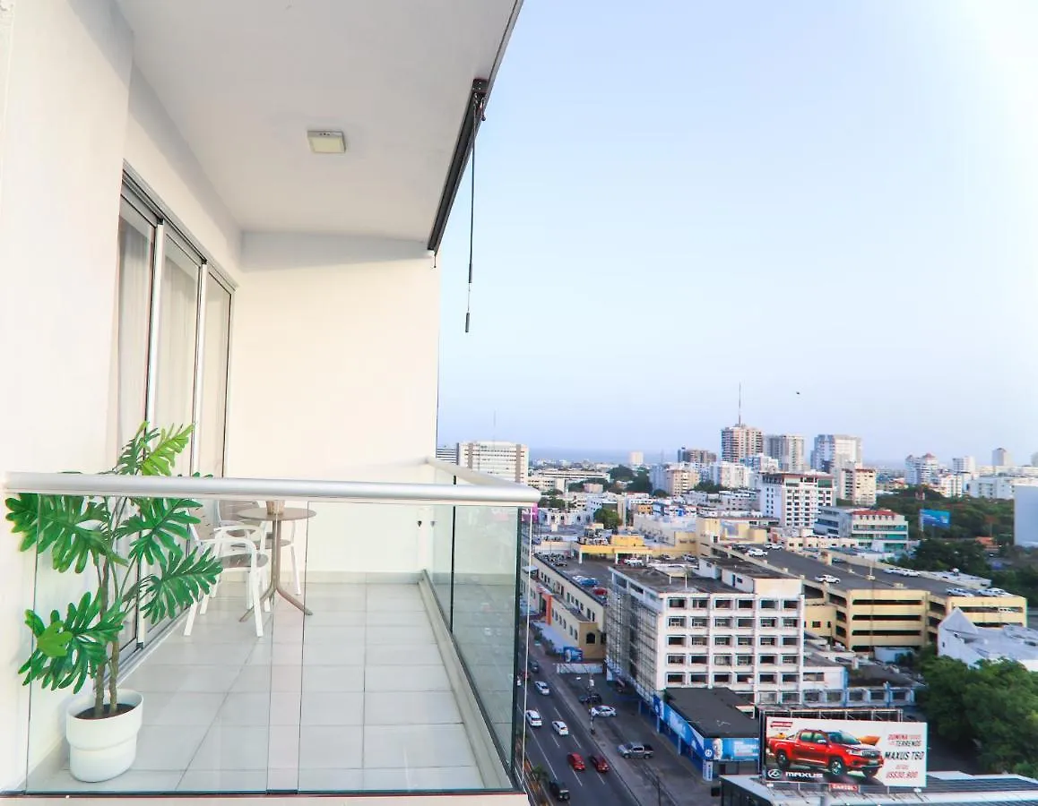 N1401 Espectacular Vista Downtown Santo Domingo Rd Apartman Dominikai Köztársaság